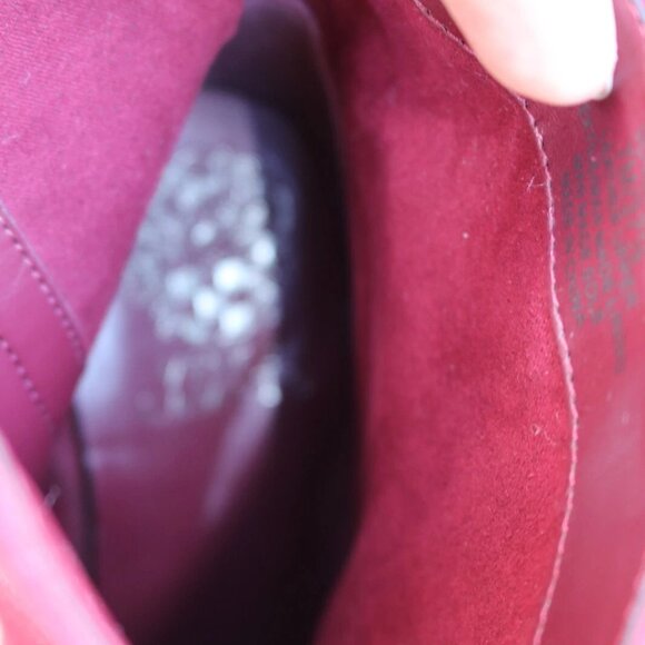 Vince Camuto Allost Burgundy Suede High Heel Bootie Sz 7 Ankle Boots. - Picture 11 of 12